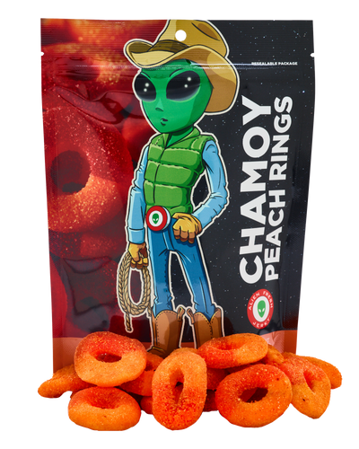 Alien Fresh Jerky Chamoy Peach Rings