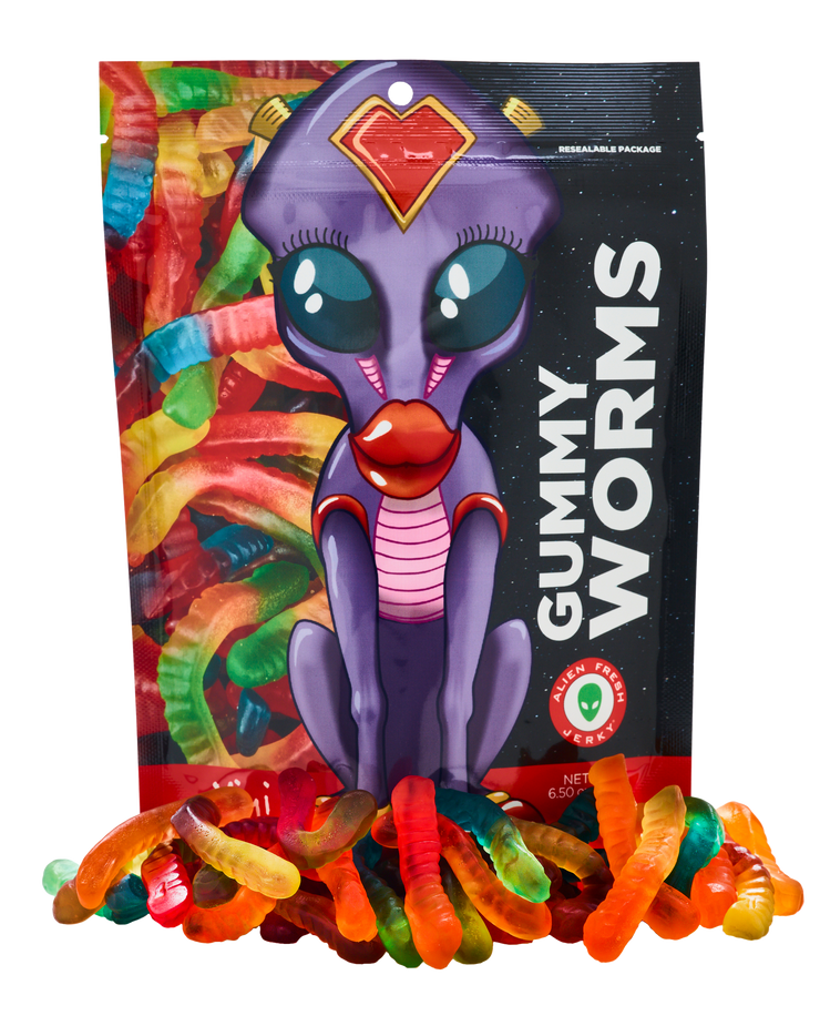 Alien Fresh Jerky Gummy Worms