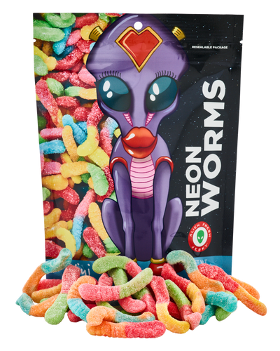 Alien Fresh Jerky Neon Worms