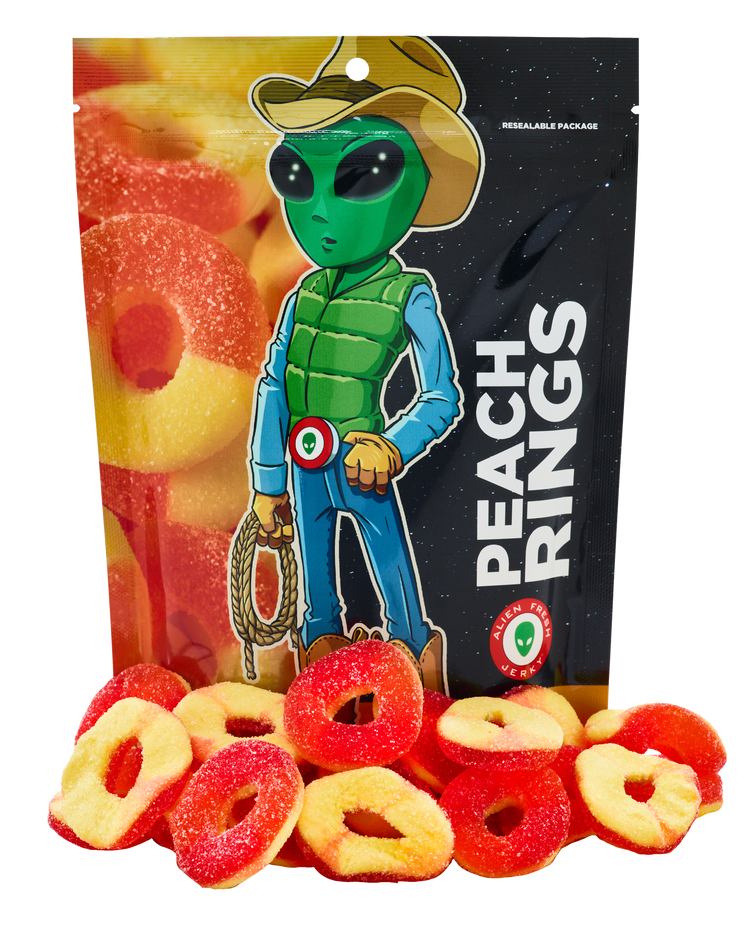 Alien Fresh Jerky Peach Rings