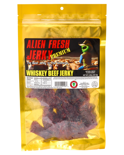 Alien Fresh Jerky Whiskey Flavored Beef Jerky