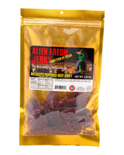 TX Style Mesquite Peppered Beef Jerky - 3.25oz - Alien Fresh Jerky