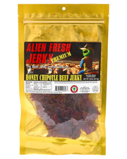 Box of 25 | Honey Chipotle Beef Jerky (3.25 oz) - Alien Fresh Jerky
